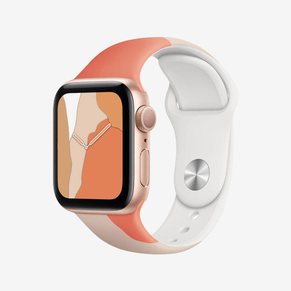 Apple Watch Morandi Liquid Silicone Strap - Grapefruit Pink