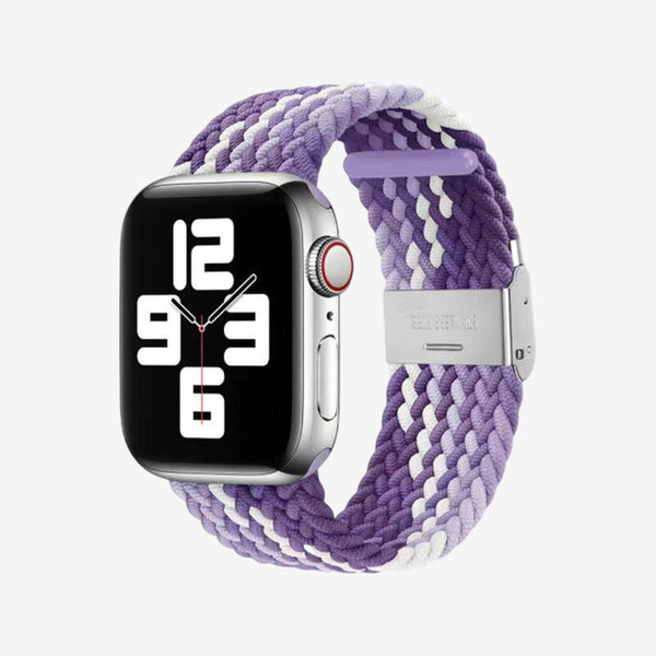 Apple Watch Nylon Braided Strap - Grape Purple