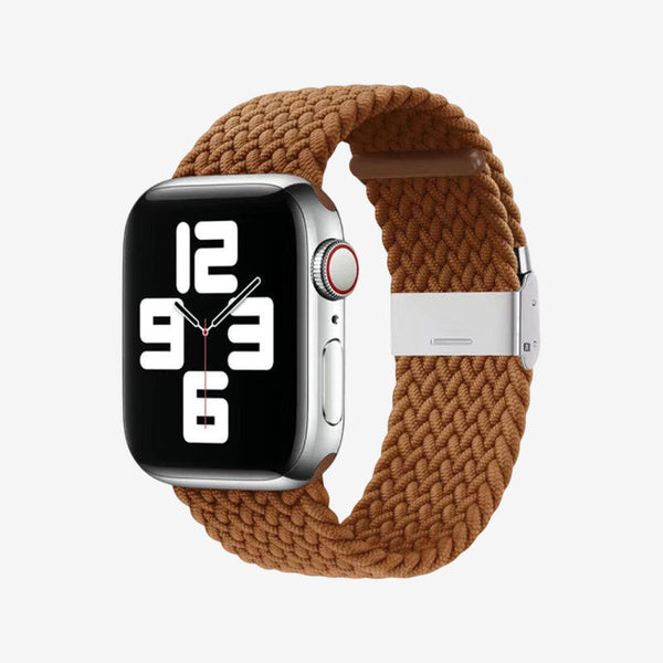 Apple Watch Nylon Braided Strap - Coffee