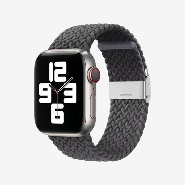 Apple Watch Nylon Braided Strap - Space Gray