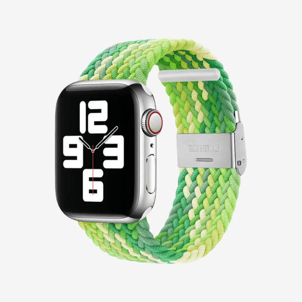 Apple Watch Nylon Braided Strap - Lime