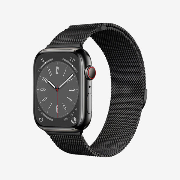 Apple Watch Stainless Steel Alloy Magnetic Strap - Black