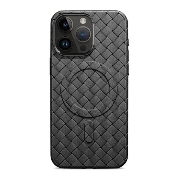 Leather Woven Magsafe Phone Case