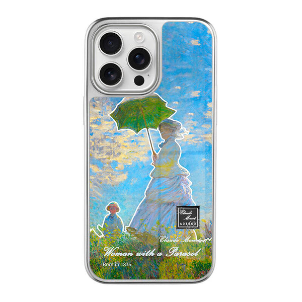 Woman with a Parasol - iPhone Case