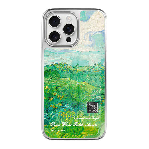 Green Wheat Fields, Auvers - iPhone Case