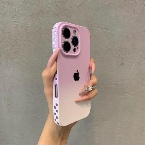 Gradient Net Pattern Phone Case