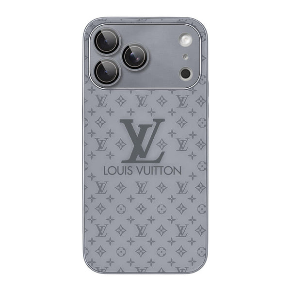Luxury Frosted Glass Phone Case - Deep Gray
