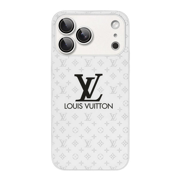 Luxury Frosted Glass Phone Case - White