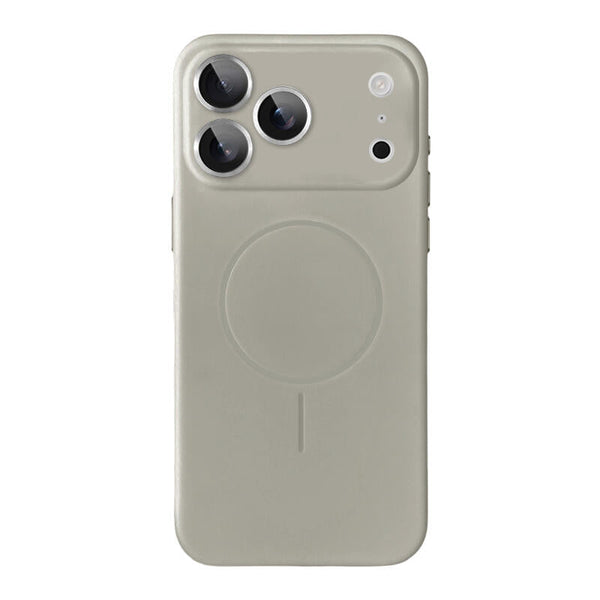Simple Liquid Silicone MagSafe Phone Case - Gray