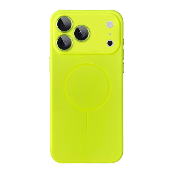 Simple Liquid Silicone MagSafe Phone Case - Green